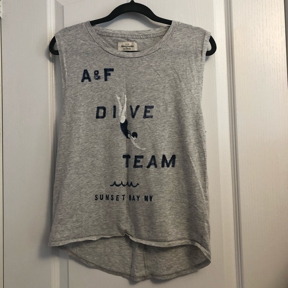 Abercrombie and Fitch Grey Muscle Tank - Picture 2 of 3
